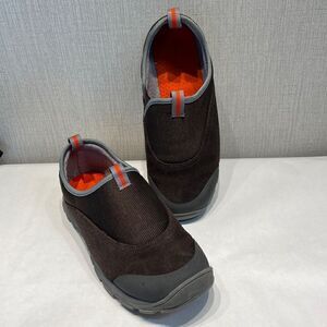Lands' End Kids Loafers All Weather Moccasin Size 6 Brown Mocs Slip On